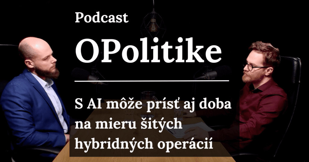 Podcast Opolitike Epizoda 01 Matej Kandrik Adapt Institute Hybridne Hrozby Dezinformacie Non-Profit Think Tank Stratcom